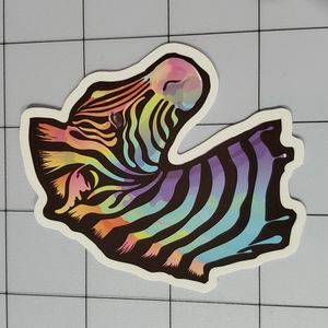 Zebra Sticker